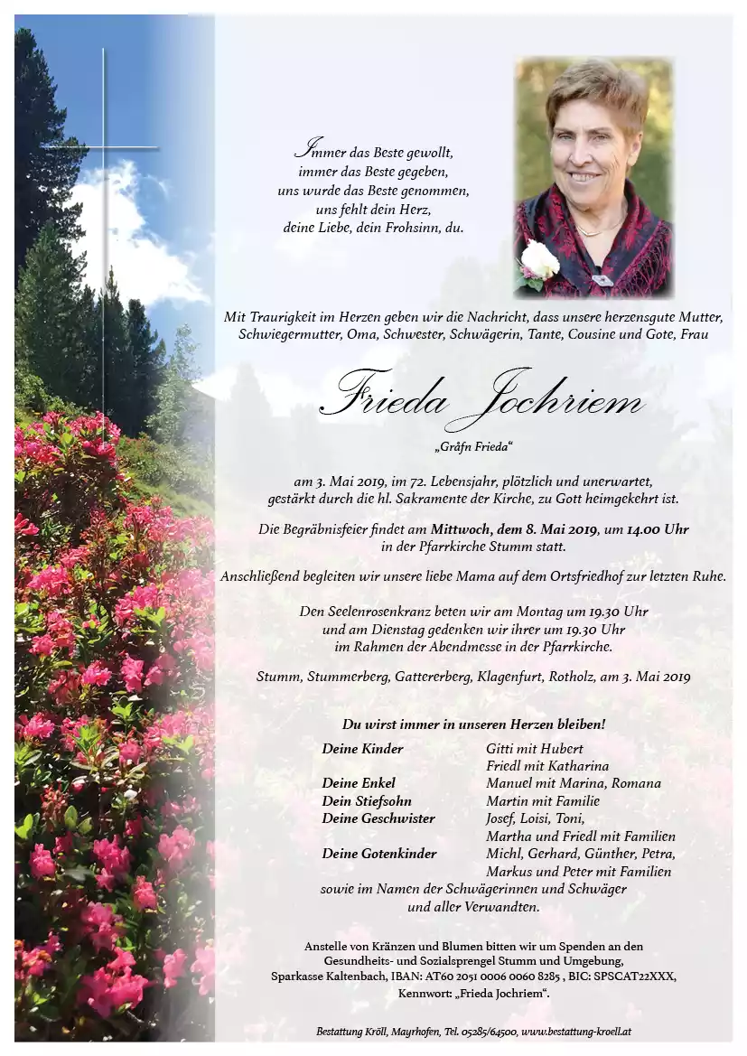 Parte von Frieda Jochriem